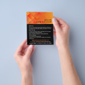 Orange Grafik, Grafik-Designer-Werbung Flyer (Gruppe)
