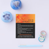 Orange Grafik, Grafik-Designer-Werbung Flyer (Einzeln)