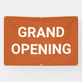 Orange Grand Opening Banner (Horizontal)