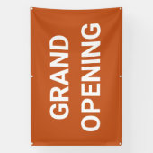 Orange Grand Opening Banner (Vertikal)