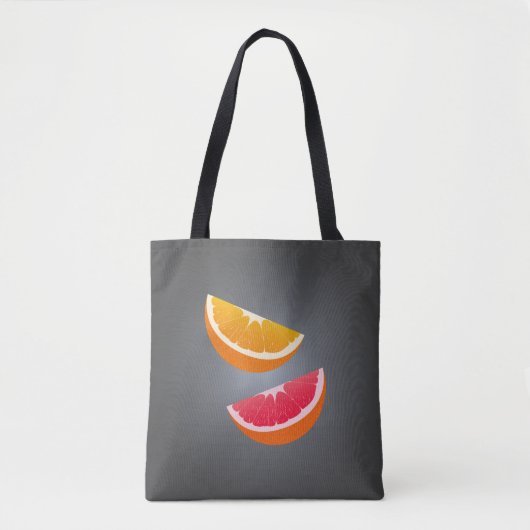 Orange & Grapefruit – Modern Citrus Design Tasche (Vorderseite)