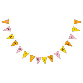 Orange, Grapefruit und Lemon Wimpelkette (Alle)