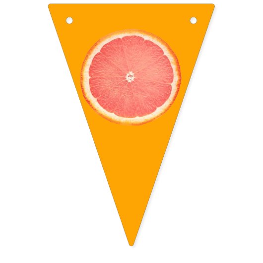Orange, Grapefruit und Lemon Wimpelkette (Erste Fahne)
