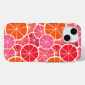 Orange & Grapefruit Zitrusfrüchte Muster Case-Mate iPhone Hülle (Rückseite (Horizontal))
