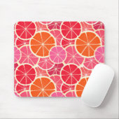 Orange & Grapefruit Zitrusfrüchte Muster Mousepad (Mit Mouse)