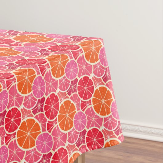 Orange & Grapefruit Zitrusfrüchte Muster Tischdecke (Beispiel)