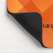 Orange Graphic, Graphic Designer Mousepad (Ecke)