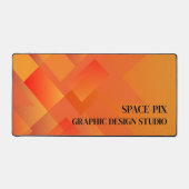 Orange Graphic, Graphic Designer Schreibtischunterlage (Vorderseite)