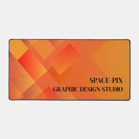 Orange Graphic, Graphic Designer Schreibtischunterlage (Vorderseite)