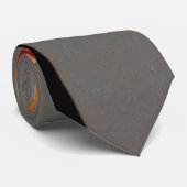 Orange & Grau Krawatte (Gerollt)