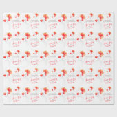 Orange graue Kunstverpackung der Geschenkpapier (Flach)