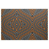 Orange Gray and Black Ethnic Tribal Muster Stoff (Fat Quarter (45,7 x 55,9 cm))