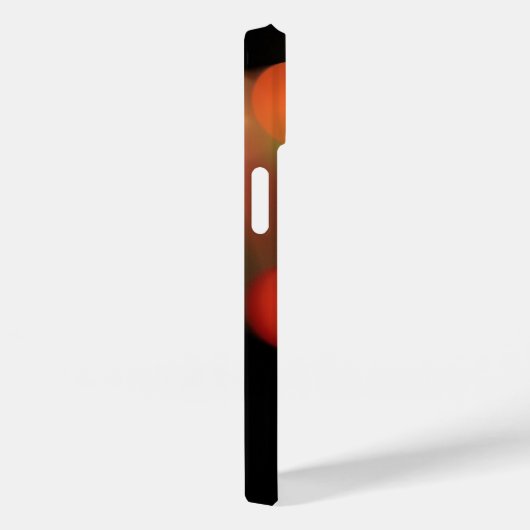 ORANGE GRAY QUANTUM BUBBBLES Abstrakt Case-Mate iPhone Hülle (Rückseite / Rechts)