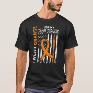 Orange Great Opa Multiple Sklerose Bewusstsein T-Shirt