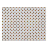 Orange Green Black Pattern Tischdecke (Vorderseite (Horizontal))
