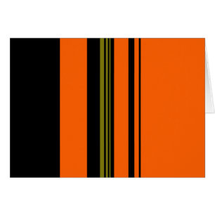 Orange Green Black Stripes