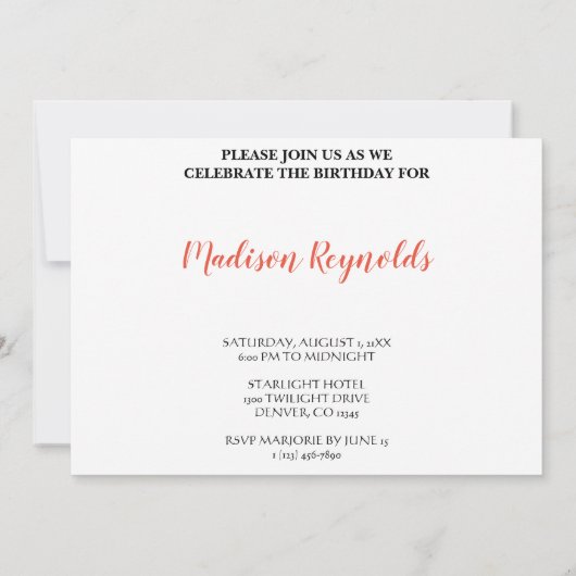 Orange Green Blue Brügge Canel Einladung (Rückseite)