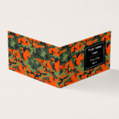 Orange Green Camouflage, Militär, Armee Visitenkarten (Vorderseite)
