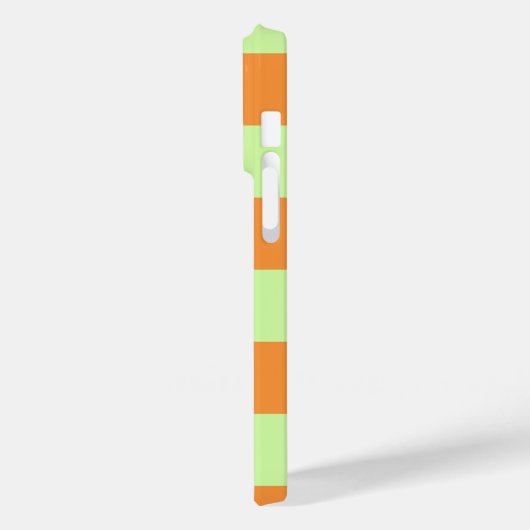 Orange Green Citrus Checkered Gingham Pattern Case-Mate iPhone Hülle (Rückseite / Links)