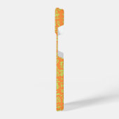 Orange & Green Doodle Pattern Case – Artist iPhone Hülle (Linke Seite)