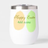 Orange Green Ei Happy Oaster fügen Sie den Namen N (Vorderseite)