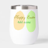 Orange Green Ei Happy Oaster fügen Sie den Namen N (Rückseite)