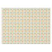 Orange & Green Erntedank Pumpkin Pattern Tischdecke (Vorderseite (Horizontal))