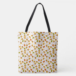ORANGE GREEN GOLD AUTUMN ACORNS TASCHE