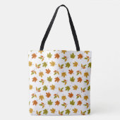 ORANGE GREEN GOLD AUTUMN LEAVES TASCHE (Vorderseite)