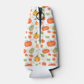 ORANGE GREEN & GOLD FALL PUMPKINS FLASCHENKÜHLER (Rückseite)