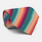 Orange Green Ombre Krawatte (Gerollt)