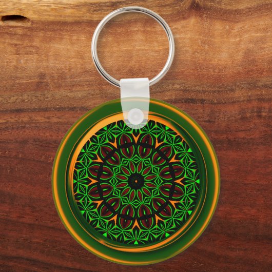 Orange Green Schlüsselanhänger (Vorderseite)