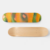 Orange Green Skateboard (Horizontal)
