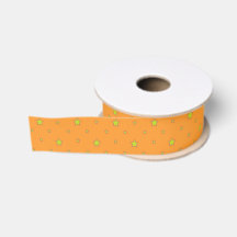 Orange Green Stars Niedlich Halloween Custom