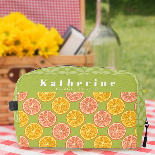 Orange Green Waschbeutel