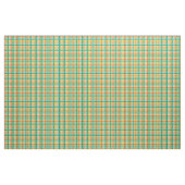 Orange Green & Yellow Summer Rainbow Kariert / Tar Stoff (Yard (91,4 cm))