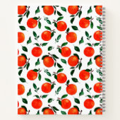 Orange Greenery Foto Kochbuch Oma Rezept Buch (Rückseite)