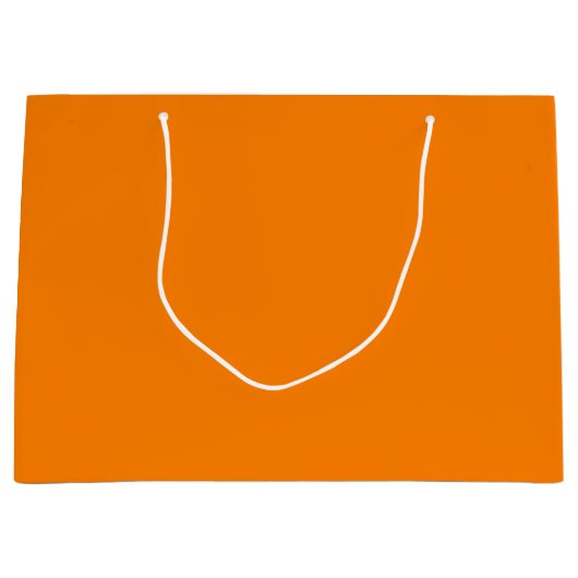 Orange große Geschenktasche Geschenktüte (Vorderseite)