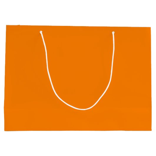 Orange große Geschenktasche Geschenktüte (Rückseite)