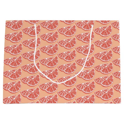 Orange Große Geschenktüte (Vorderseite)