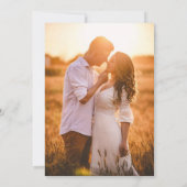 Orange Grove Fügen Sie Ihr Foto Hochzeit Einladung (Rückseite)