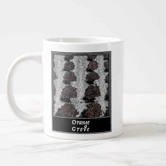 Orange Grove Jumbo-Tasse (Links)