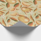 Orange Grove mint Geschenkpapier (Ecke)