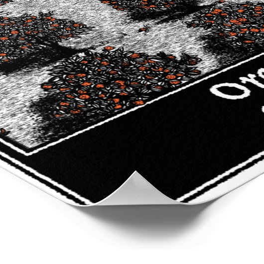 Orange Grove Poster (Ecke)