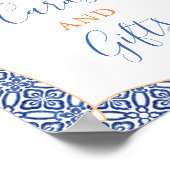 Orange Groves Duschkarten und Geschenke Poster (Ecke)