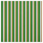 Orange, Grün, Pflaume, Weiß und Dunkelgrün Stoff (Muster)