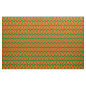 Orange Grüne Chevron-Zickzack-Design Stoff (Yard (91,4 cm))