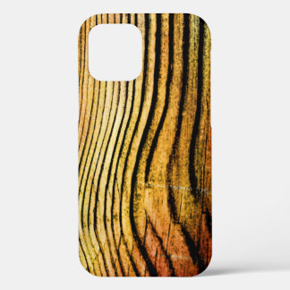 Orange Grunge Wood Grain Case-Mate iPhone Hülle