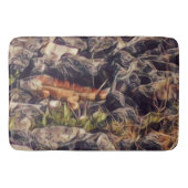 Orange Guana Art Badematte (Vorderseite)