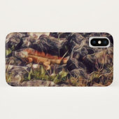 Orange Guana Art Case-Mate iPhone Hülle (Rückseite (Horizontal))